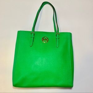 Michael Kors Apple Green Tote